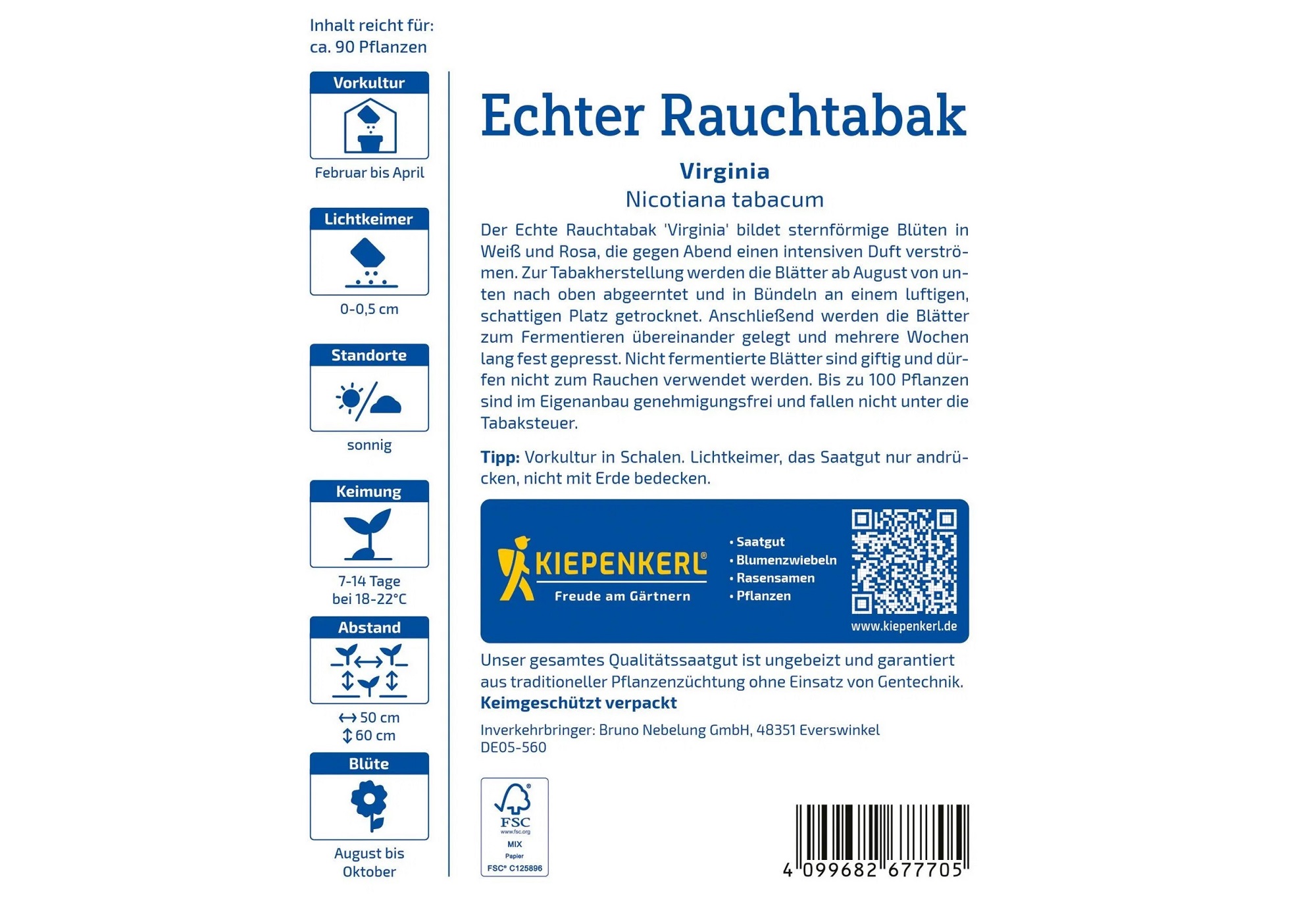 Echter Rauchtabak