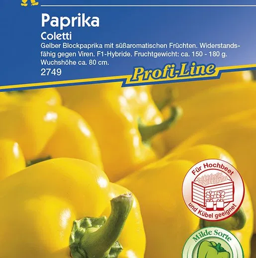 Paprika coletti gelb