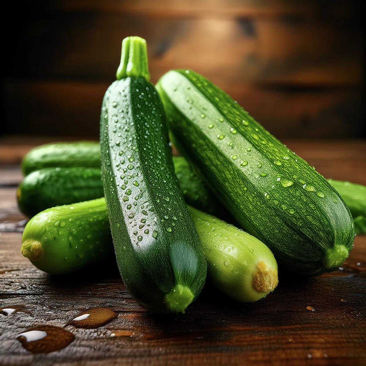  Gemüsepflanzen-Set Gurke und Zucchini 5 + 1 gratis