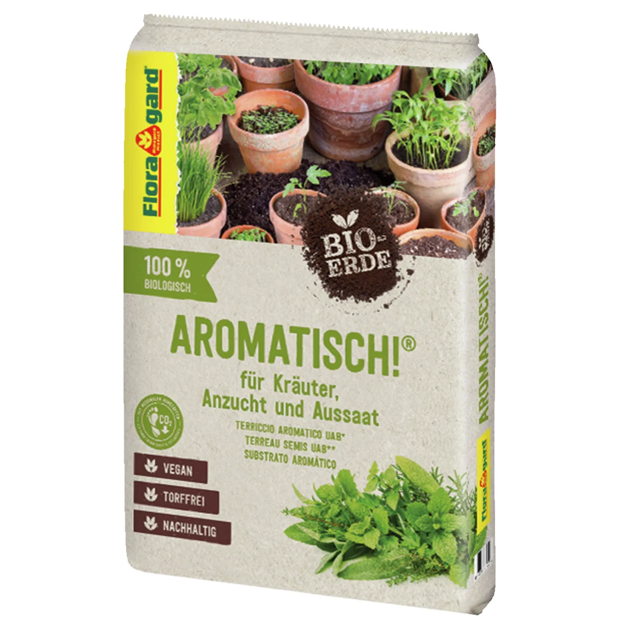 Bio-Erde Aromatisch® für Anzucht und Kräuter, 10l