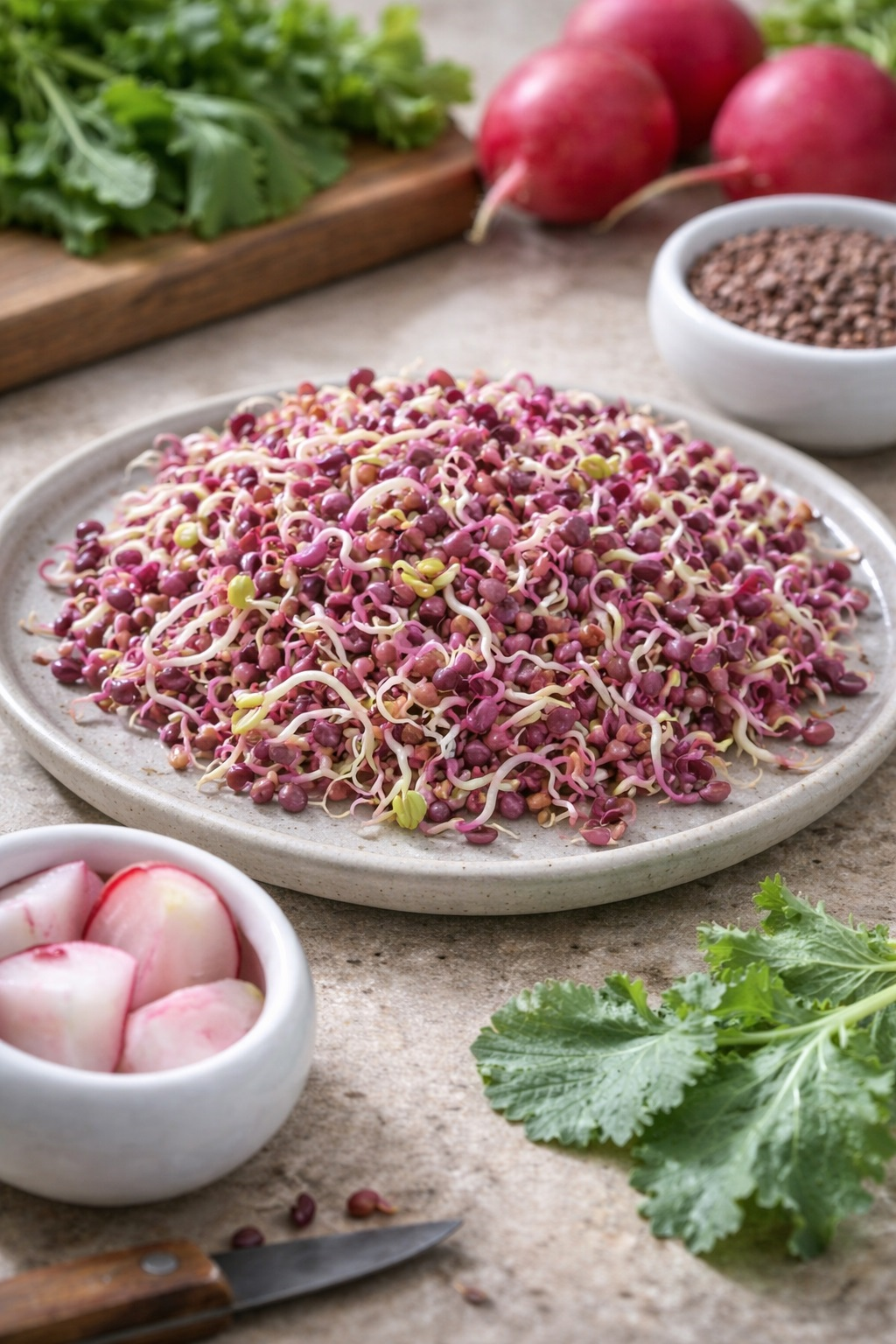 BIO Keimsprossen Radieschen rot, 30 g