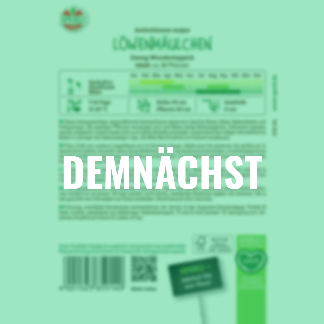 Löwenmäulchensamen Zwerg-Wunderteppich