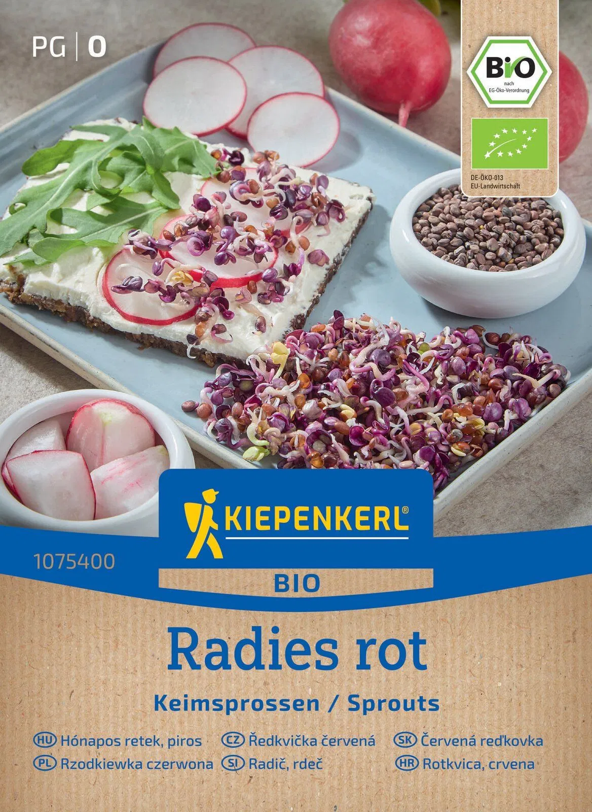 BIO Keimsprossen Radieschen rot, 30 g