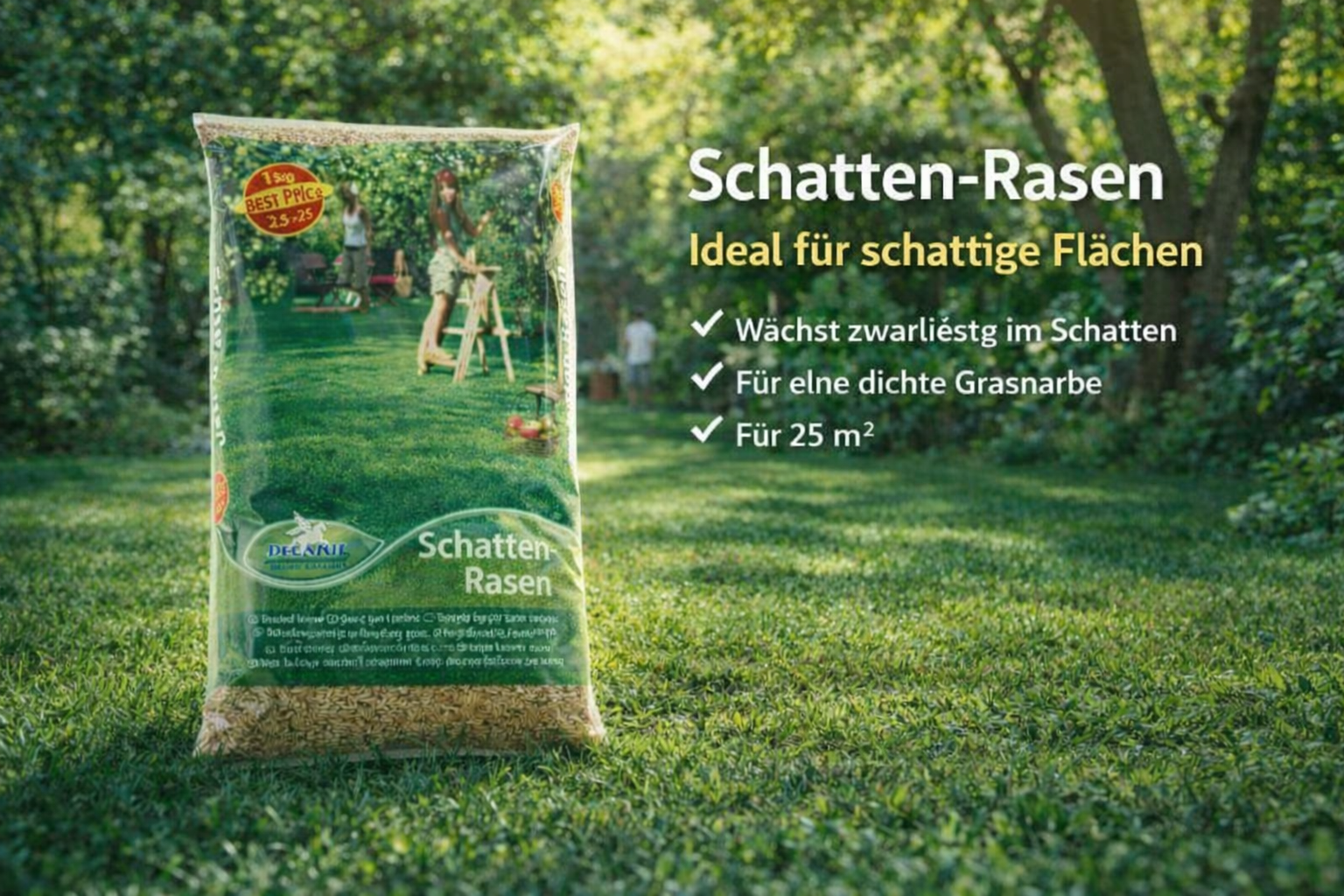 Schattenrasen, Grassamen
