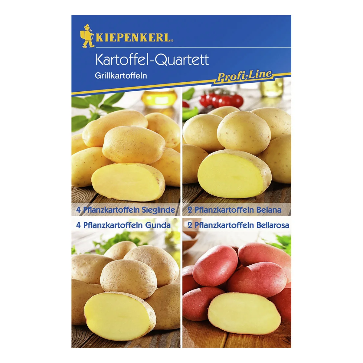 Kartoffel-Quartett Grillkartoffeln, 12 Stück