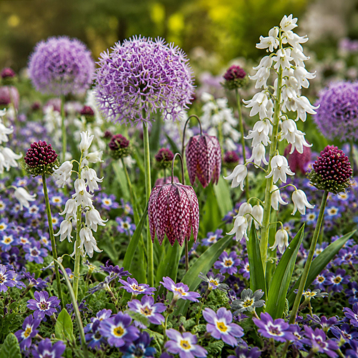 Blumenzwiebel-Set Happy Bee Purpur-Violett