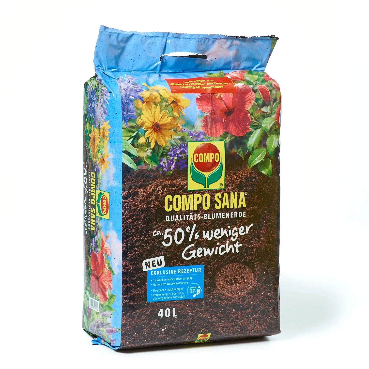 Sana® Qualitäts Blumenerde leicht, 40 Liter