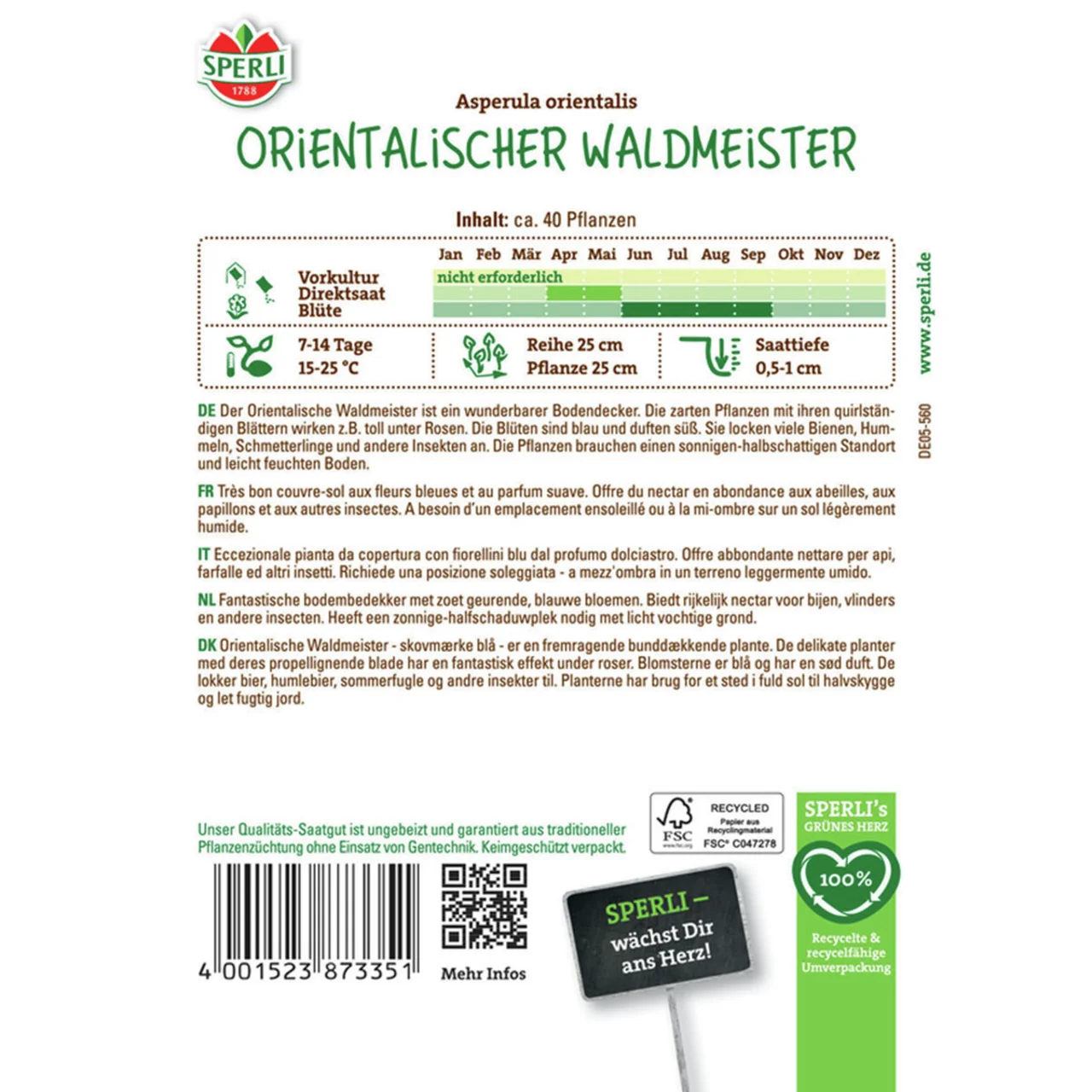 Orientalischer Waldmeistersamen