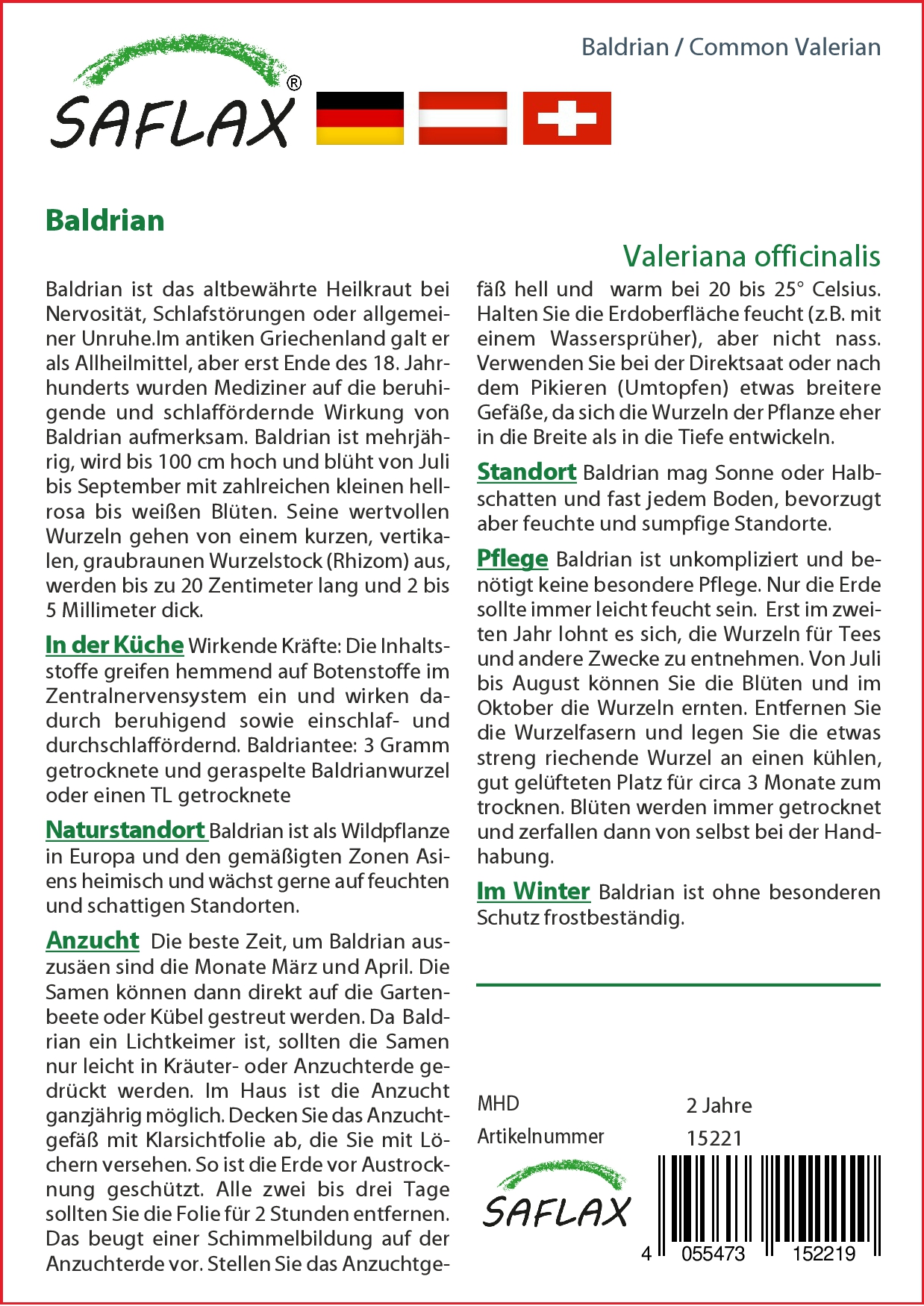 Baldriansamen