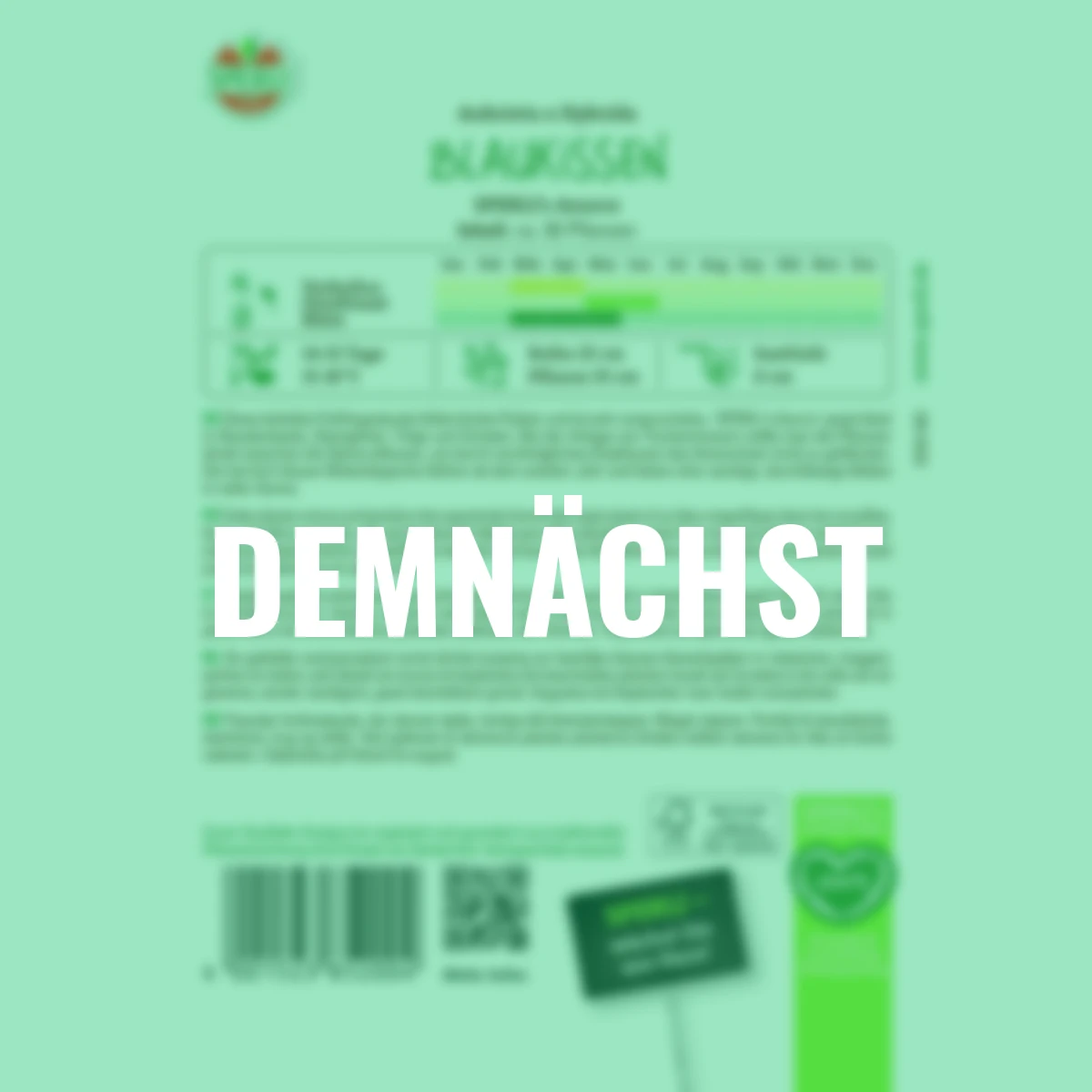 Blaukissensamen SPERLI's Azurro